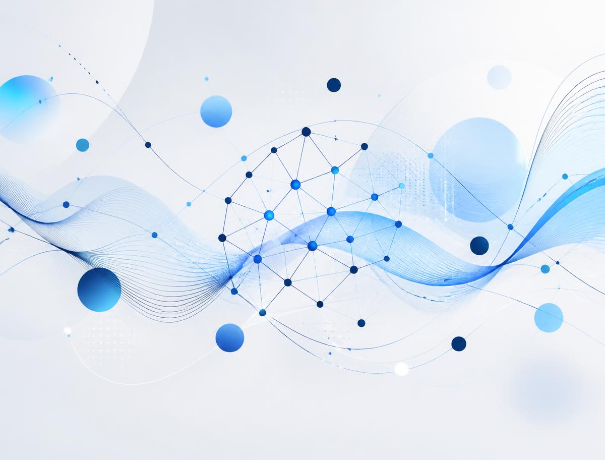 Abstract connected intelligence visualization